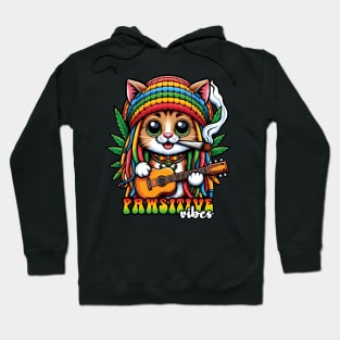 Cute Rasta Cat Hoodie